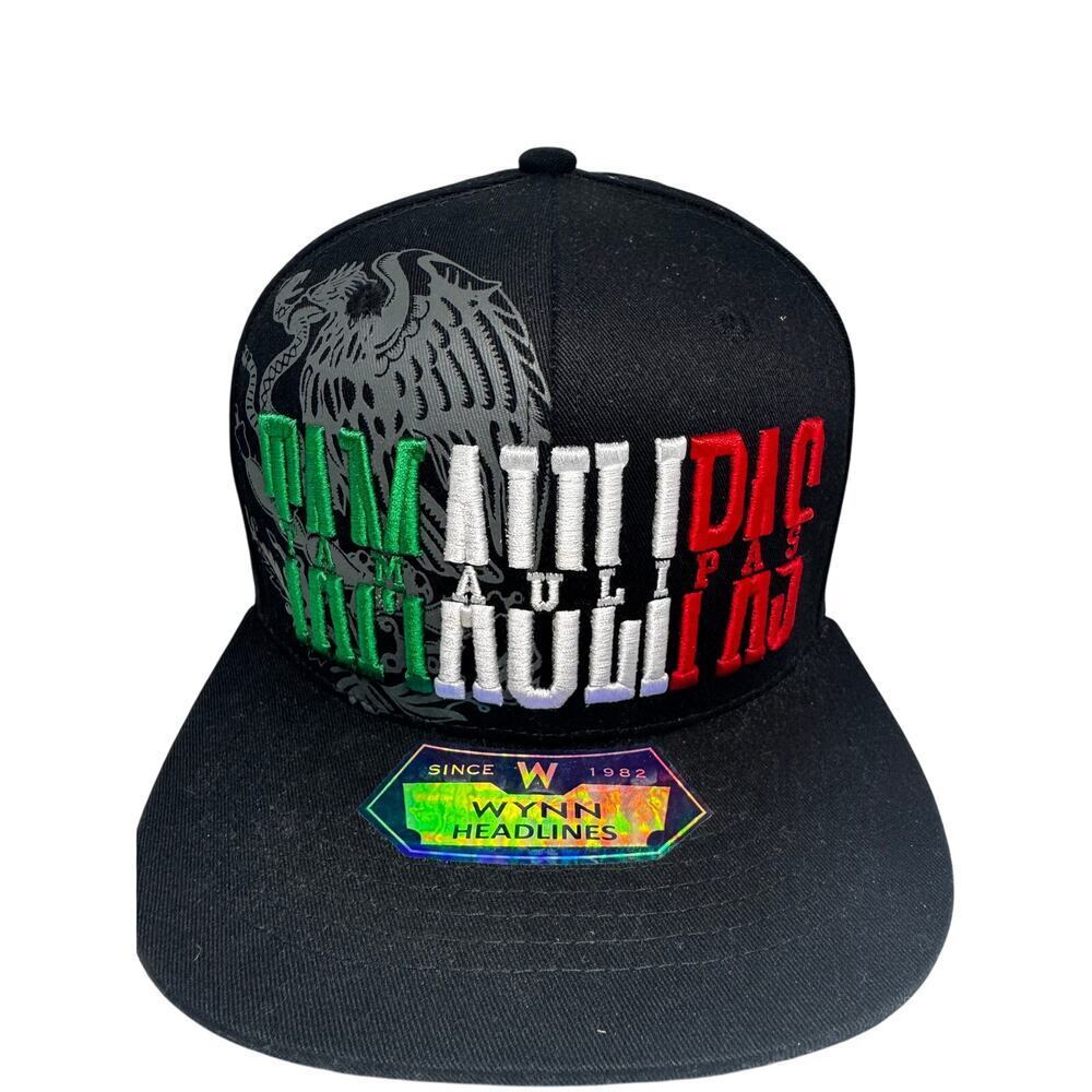 Wynn Headwear “Tamaulipas”‎ Snapback Hat – Mexico Flag Colors – Eagle Underbill